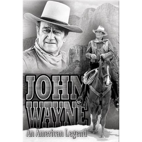 Plaque metal john wayne american legend