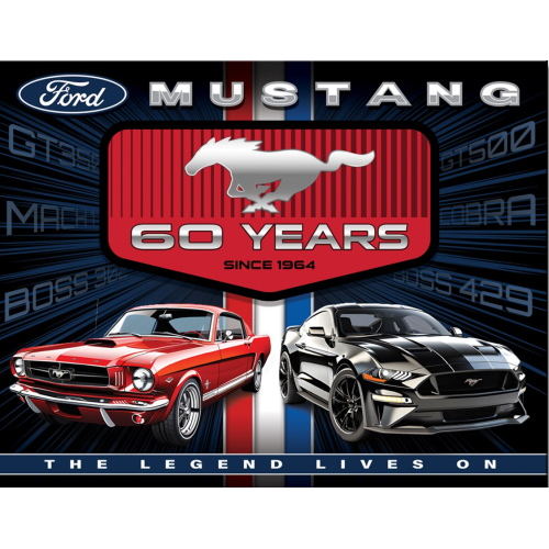 Plaque mustang