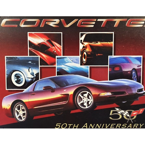 Plaque corvette 50th