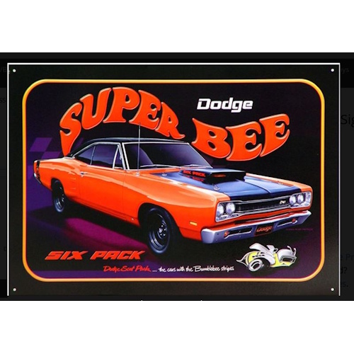 Plaque Dodge super Bee sixpack